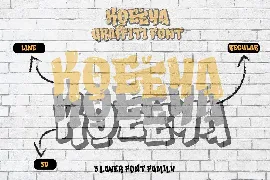 KOEEYA â€“ Display Graffiti Font