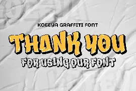 KOEEYA â€“ Display Graffiti Font