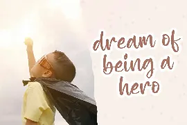 Dreams Imagine Handwritten Font