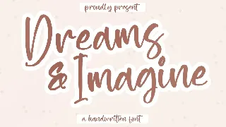 Dreams Imagine Handwritten Font