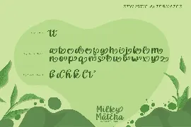 Milky Matcha-Beautiful Handwritten Font