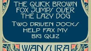 Wansura - Art Nouveau Fonts