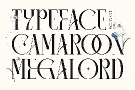 Camaroon Megalord Serif Font