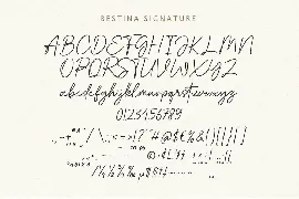 Bestina Signature Script Font