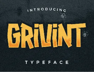 Grivint Typeface font