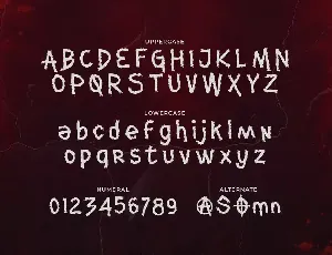 Pinhead - Horror And Scary Font