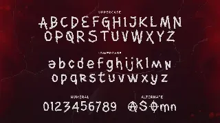 Pinhead - Horror And Scary Font