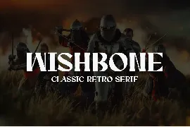 Wishbone - Medieval Serif font