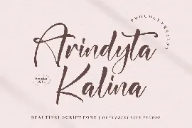 Arindyta Kalina Script Font