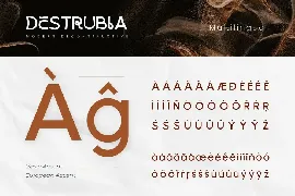 Destrubia Font