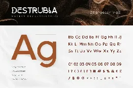 Destrubia Font