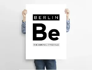 BERLIN - Minimal Sans-Serif Typeface + Web Font