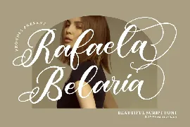 Rafaela Belaria Script Font