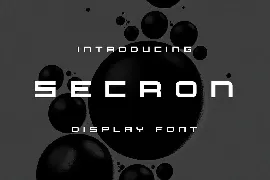 Secron Font