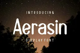 Aerasin font