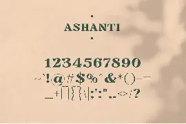 Ashanti - Elegant Serif Display font