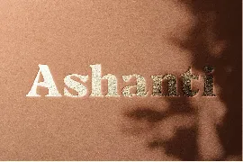 Ashanti - Elegant Serif Display font