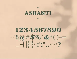 Ashanti - Elegant Serif Display font