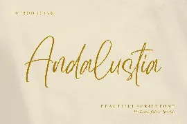 Andalustia Script Font