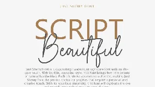 Just Shemy Signature Font