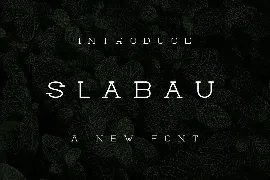 Slabau Font