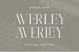 Almera Serif Font