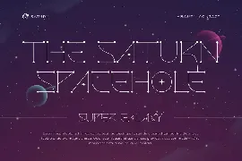 Variable Star - A Futuristic Space Font