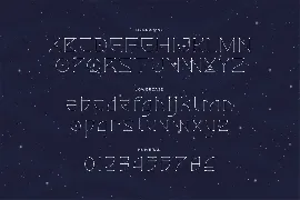 Variable Star - A Futuristic Space Font