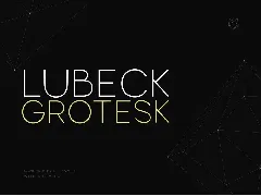 Lubeck Display Typeface font