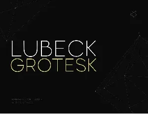 Lubeck Display Typeface font