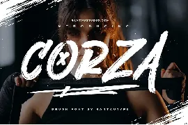 Corza Brush Font