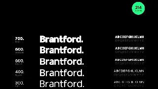 BrantFord Display Typeface font