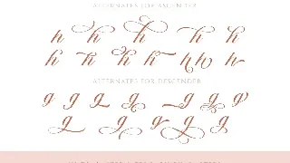 The Postgates - An Essential Script font