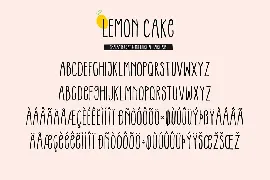 Lemon Cake - The Cute Handwriting Sans Font