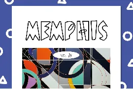 Memphis - Optimistic Typeface font