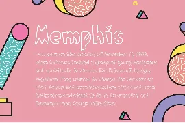 Memphis - Optimistic Typeface font