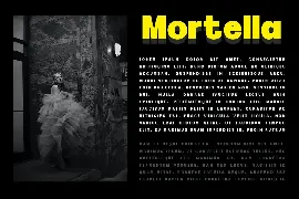 Mortella Display Typeface font