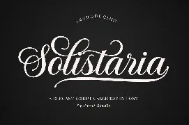 Solistaria Script font