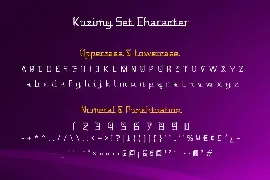 Kuzimy font