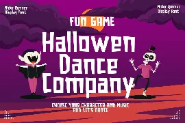 Micky Runner - Funny Horror Kids Game Display Font