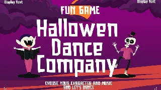 Micky Runner - Funny Horror Kids Game Display Font