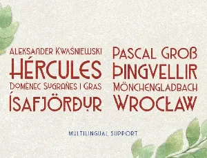 Haarlem Deco font