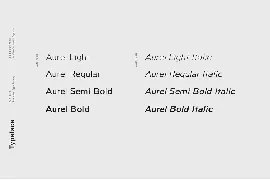 Aurel - An Open Sans Serif Typeface font