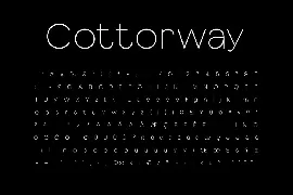 Cottorway Display Typeface font