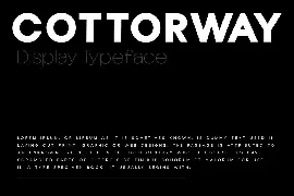 Cottorway Display Typeface font