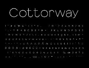 Cottorway Display Typeface font