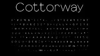 Cottorway Display Typeface font