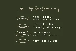 Vacelyn - Natural Beauty Allcaps Serif font