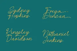 Bateran Signature font