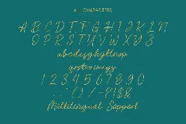 Bateran Signature font